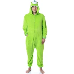 Disney Monsters Inc Adult Mike Wazowski Kigurumi Costume Union Suit Pajama Lime Green -Sleepwear Sales Store GUEST c1ffa3ab b5c2 450d 8cab efc26fd746c2