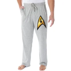 Star Trek Men's The Original Series Command Starfleet Insignia Pajama Pants Heather Grey -Sleepwear Sales Store GUEST c27b4b49 8b58 4937 9dea c42aa03c48c0
