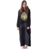 Harry Potter Hogwarts Adults Wearable Blanket Pullover Robe Mens' Womens' Black