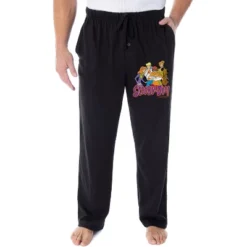 Scooby Doo Men's Original Mystery Solvers Vintage Sleep Lounge Pajama Pants Black -Sleepwear Sales Store GUEST c5ecad14 76f2 44f4 9ddf 75bbd113dcd2