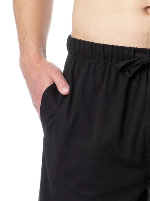 Intimo Men's Sleep Pajama Shorts Black 1 Intimo Men's Sleep Pajama Shorts Black