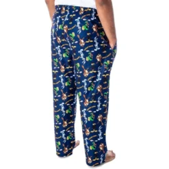 Looney Tunes Men's Daffy Duck Bugs Bunny Taz Marvin Martian Pajama Pants Looney Tunes