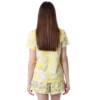 Looney Tunes Womens' Tweety Bird Tie-Dye Sleep Pajama Set Short Yellow