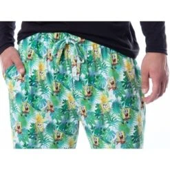 Nickelodeon Mens' SpongeBob SquarePants Tropical Delight Lounge Pajama Pants Multicolored -Sleepwear Sales Store GUEST c8d78427 6a0c 49fd a33d 6c2c5f4cfa12