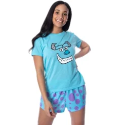 Disney Women's Monsters Inc. Sulley Shirt Top And Sleep Shorts Pajama Set Sulley -Sleepwear Sales Store GUEST ca756810 66f9 499d 86d6 cfb8d2372f29