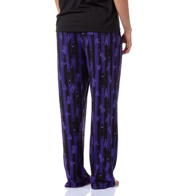 Wednesday Addams Women's Nevermore Academy Allover Print Sleep Pajama Pants Purple 3 Wednesday Addams Women's Nevermore Academy Allover Print Sleep Pajama Pants Purple - Image 3
