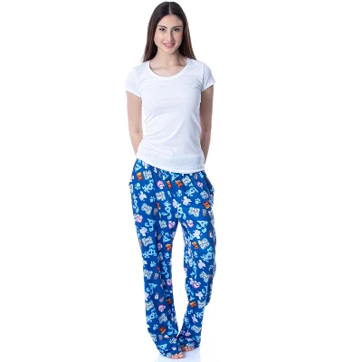 Nickelodeon Mens' Blue's Clues Icon Tossed Print Sleep Pajama Pants Blue 2 Nickelodeon Mens' Blue's Clues Icon Tossed Print Sleep Pajama Pants Blue - Image 2