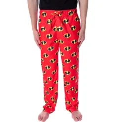 Disney Men's The Incredibles Original Logo Loungewear Sleep Pajama Pants Incredibles Logo -Sleepwear Sales Store GUEST cee58504 7aee 4a5f 84ee ee9e00dc91be