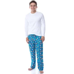 South Park Mens' TV Show Stan Kyle Cartman Kenny Sleep Pajama Pants Blue