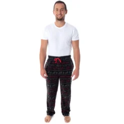 Marvel Men's Deadpool Christmas Ugly Sweater Fleece Sleep Pajama Pants Ugly Deadpool Sweater -Sleepwear Sales Store GUEST d101c72e 5cc6 48ff aef4 a5c58fc1a735