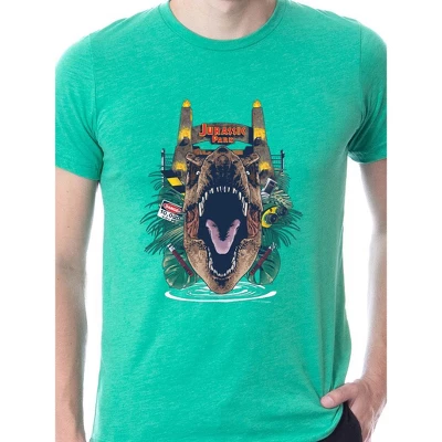 Jurassic Park Mens' Movie Film Life Finds A Way Icon Sleep Pajama Set Multicolored 1 Jurassic Park Mens' Movie Film Life Finds A Way Icon Sleep Pajama Set Multicolored