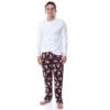 Disney Mens' Grumpy Snow White And The Seven Dwarfs Sleep Pajama Pants Black