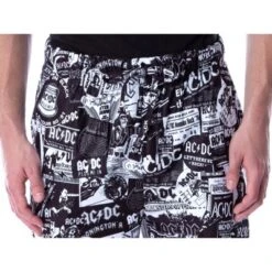 AC/DC Pajama Pants Men's Allover Band Tour Poster Loungewear Sleep Pants Multi -Sleepwear Sales Store GUEST d2c8c1b4 3a84 4977 99da 0851b13d5ee3