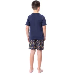 Scooby-Doo Boys' Snack Sleep Repeat Scooby Sleep Pajama Set Short Multicolored