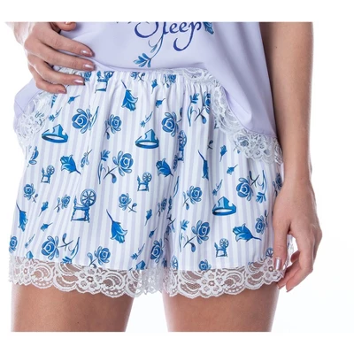 Disney Sleeping Beauty Women's Needs Her Beauty Sleep Lace Cami Pajama Set 3 Disney Sleeping Beauty Women's Needs Her Beauty Sleep Lace Cami Pajama Set - Image 3
