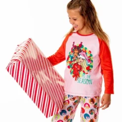 Barbie Girls' Christmas Santa Characters Tis The Season Sleep Pajama Set Pink -Sleepwear Sales Store GUEST d6239bad 2c7f 4737 8ec3 29611783a110