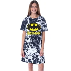 DC Comics Batman Womens' Bat Symbol Nightgown Sleep Pajama Shirt Tie-Dye Multicolored -Sleepwear Sales Store GUEST d6c41a2c 8f10 4fe0 b974 c89b0eb108b4
