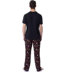 DC Comics Mens' Classic The Flash Crimson Comet Raglan Sleep Pajama Set Black -Sleepwear Sales Store GUEST d77bb87e d0d4 428e 821f b9c1766ce4ed