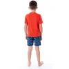 Hot Wheels Cars Boy's Pajamas Race Team Shirt And Shorts Pajama Set