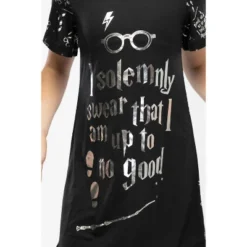 Harry Potter Women's Juniors Up To No Good Cold Shoulder Nightgown 9 Harry Potter Women's Juniors Up To No Good Cold Shoulder Nightgown -Sleepwear Sales Store GUEST e0be6553 fb6d 49aa 9967 2a0e6e5d83ff
