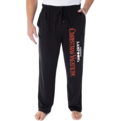 National Lampoon's Christmas Vacation Men's Movie Logo Loungewear Pajama Pants Black -Sleepwear Sales Store GUEST e1f1d3a3 9aef 4058 8fd2 a39ad6029487