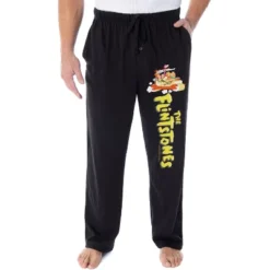 The Flintstones Men's Vintage Cartoon Characters Loungewear Pajama Pants Black -Sleepwear Sales Store GUEST e247cb06 f8cc 4aeb ab64 3668230c8a73