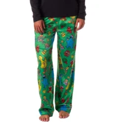 Sesame Street Women's Christmas Elmo Cookie Monster Sleep Pajama Pants Green -Sleepwear Sales Store GUEST e41cd6d9 7dea 4599 bf5a 4614bee761ba
