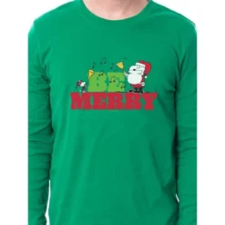 Peanuts Christmas Santa Snoopy Be Merry Tight Fit Family Pajama Set -Sleepwear Sales Store GUEST e4c570a6 cbb9 476f 9b6b 945ae514eaee