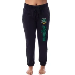 Harry Potter Womens' Slytherin House Crest Sleep Jogger Pajama Pants Black -Sleepwear Sales Store GUEST e53f07f4 df0b 45f6 b6c8 5bfd8468266c