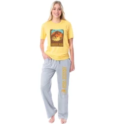 Jurassic Park Womens' Tropical Welcome Dinosaur Film Logo Sleep Pajama Set Multicolored 7 Jurassic Park Womens' Tropical Welcome Dinosaur Film Logo Sleep Pajama Set Multicolored -Sleepwear Sales Store GUEST e56ffaef 0821 417a 850c bf34bfb5b397
