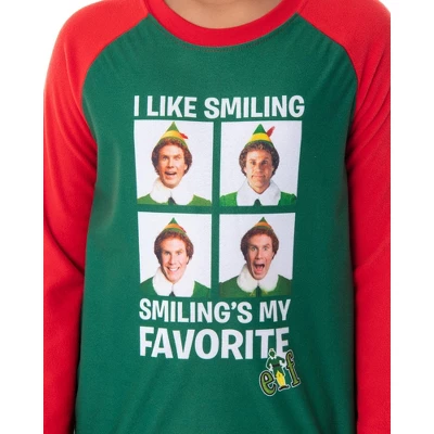 Elf The Movie Boys' Buddy I Like Smiling, Smiling's My Favorite Pajama Set Smiling's My Favorite 1 Elf The Movie Boys' Buddy I Like Smiling, Smiling's My Favorite Pajama Set Smiling's My Favorite