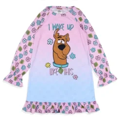Scooby-Doo Girls' I Woke Up Like This Flower Sleep Pajama Dress Nightgown Purple -Sleepwear Sales Store GUEST e59e2edc 9d18 4fe6 9957 fc662fe64011