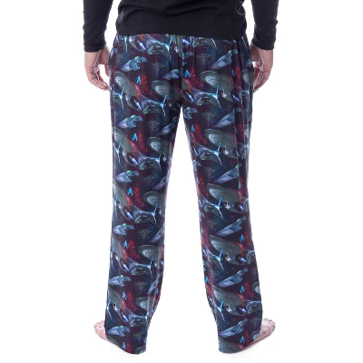Star Trek The Next Generation TNG Mens' Starship Enterprise Romulan Pajama Pants Multicolored 1 Star Trek The Next Generation TNG Mens' Starship Enterprise Romulan Pajama Pants Multicolored