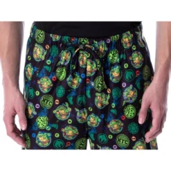 Nickelodeon Men's Teenage Mutant Ninja Turtles TMNT Character Pajama Pants Black -Sleepwear Sales Store GUEST e8618b9b 450e 4dea bfd9 36a5a6a9b664