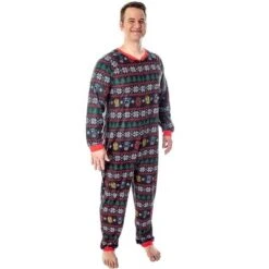 Marvel Adult Superhero Trio Ugly Sweater Print One Piece Pajama Union Suit Multi -Sleepwear Sales Store GUEST e8d14ba2 003c 49bd 823f 30e63280df5a