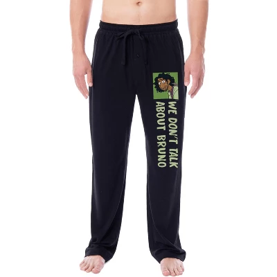 Disney Mens' Encanto We Don't Talk About Bruno Sleep Pajama Pants Black 4 Disney Mens' Encanto We Don't Talk About Bruno Sleep Pajama Pants Black - Image 4