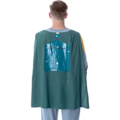 Star Wars Men's Boba Fett Costume Shirt And Pants Pajama Set With Cape Grey -Sleepwear Sales Store GUEST eb1b7c40 1590 46ab 9a9f 2c28e728e2e3