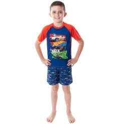 Hot Wheels Cars Boy's Pajamas Race Team Shirt And Shorts Pajama Set -Sleepwear Sales Store GUEST ee5925a6 0e74 47fa b50c 9c4666dead33