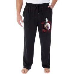 DC Comics Men's The Joker HA! HA! HA! Arkham Knight Loungewear Pajama Pants Black -Sleepwear Sales Store GUEST ef758661 b274 44fb a4aa 38056ea0e266