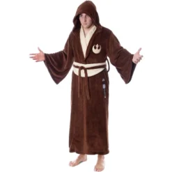 Star Wars Adult Obi-Wan Kenobi Jedi Fleece Robe Bathrobe For Men Women Brown -Sleepwear Sales Store GUEST f05d7f9a 8d3f 4f78 ae62 3a58258546f2