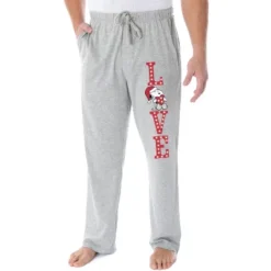Peanuts Snoopy Pajama Pants LOVE Loungewear Sleep Bottoms Lounge Pants Heather Grey -Sleepwear Sales Store GUEST f121b93f 9e7a 4d7e 8e7c f16064178e52