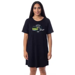 Supernatural Womens' Scoobynatural Mystery Machine Nightgown Pajama Shirt Black -Sleepwear Sales Store GUEST f12a1fda d5ff 43ff b231 0947e16e34b0
