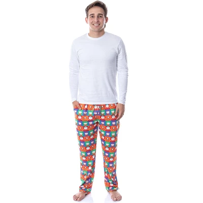 South Park Mens' Square Print Stan Kyle Cartman Kenny Sleep Pajama Pants Multicolored 1 South Park Mens' Square Print Stan Kyle Cartman Kenny Sleep Pajama Pants Multicolored