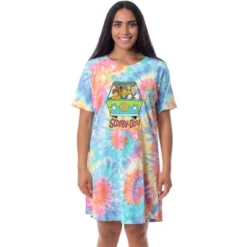 Scooby-Doo Womens' The Gang Mystery Machine Nightgown Sleep Pajama Shirt Multicolored -Sleepwear Sales Store GUEST f408e0ca acc1 470e a040 48ea1c36ac9e