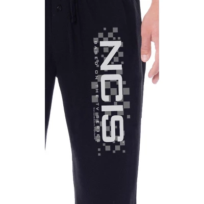 NCIS Mens' TV Show Episodes Series Logo Icon Title Sleep Pajama Pants Black 1 NCIS Mens' TV Show Episodes Series Logo Icon Title Sleep Pajama Pants Black