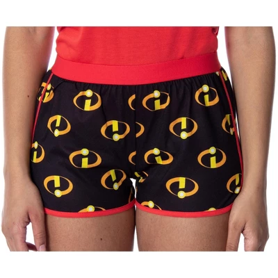 Disney Women's The Incredibles Logo Racerback Tank And Shorts Pajama Set Red 3 Disney Women's The Incredibles Logo Racerback Tank And Shorts Pajama Set Red - Image 3
