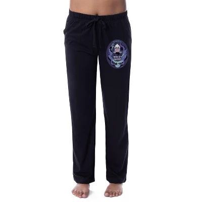 Disney Womens' Villains Ursula Chibi Make Em Squirm Sleep Pajama Pants Black 3 Disney Womens' Villains Ursula Chibi Make Em Squirm Sleep Pajama Pants Black - Image 3