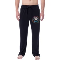 Disney Mens' Coco Movie Remember Me Sleep Pajama Pants Loungewear Black -Sleepwear Sales Store GUEST f9b8fd03 7470 486e 8137 1c96bd1436b0