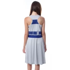 Star Wars Womens' R2-D2 Droid Racerback Pajama Nightgown Costume Dress Grey -Sleepwear Sales Store GUEST fa8fb371 8809 4328 b744 348894d5a152