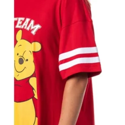 Winnie-the-Pooh Women's Go Team Shirt Pajama Dorm Sleep Shirt Nightgown Red -Sleepwear Sales Store GUEST fb9d3488 5121 4739 986e 9e4bab8b75bb